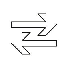 Fototapeta premium direction arrow icon