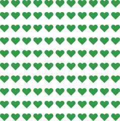Tribal background abstract fabric pattern vector and green heart shape
