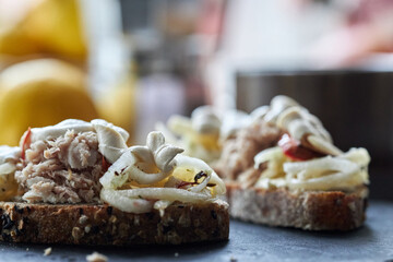 delicious toast for brunch
