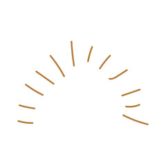 abstract swirl curly line decoration