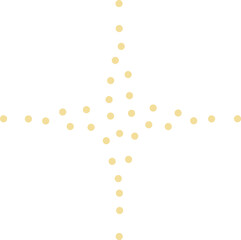 Star burst gold sparkle art deco pattern icon