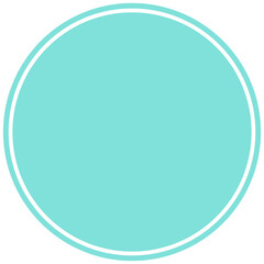 Blue round background for text. Create posts, stories, headlines. Transparent PNG Clipart