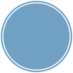 Blue round background for text. Create posts, stories, headlines. Transparent PNG Clipart