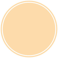 Beige round background for text. Create posts, stories, headlines, highlights. Transparent PNG Clipart