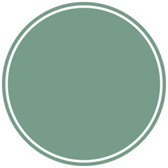 Green round background for text. Create posts, stories, headlines, highlights. Transparent PNG Clipart