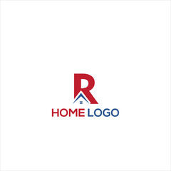 Fototapeta premium Real Estate logo, Letter logo, Business Logo, Home logo, Modern letter logo, creative logo, letter mark logo, House logo design