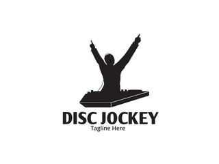 Disk Jockey DJ Logo