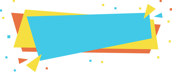 Obraz premium Geometric discount label