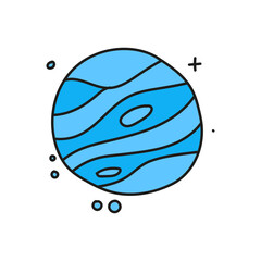 space planet doodle
