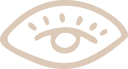 Abstract organic eye