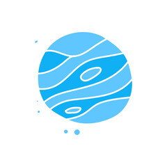 space planet doodle