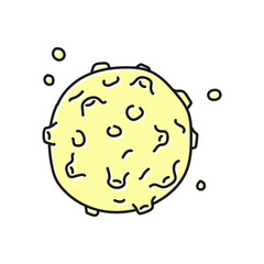 space planet doodle