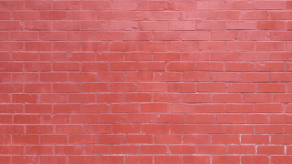 Fototapeta premium Red brick wall texture background. Background for text. Exterior architecture concept.