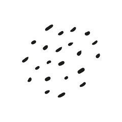 doodle group of raindrops