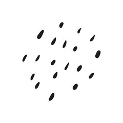 doodle group of raindrops
