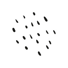 doodle group of raindrops