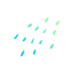 doodle group of raindrops