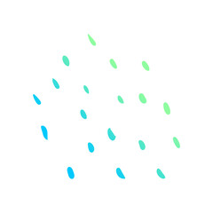 doodle group of raindrops