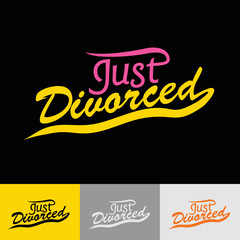 Just divorced