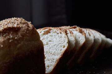 slices of homemade wholegrain loaf