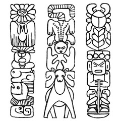 decorative elrmrnts in native american indian style