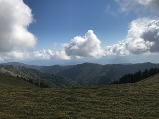 landscape with clouds