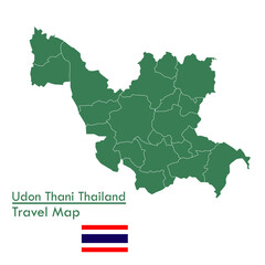 Green Map Udon Thani Province is one of the provinces of Thailand