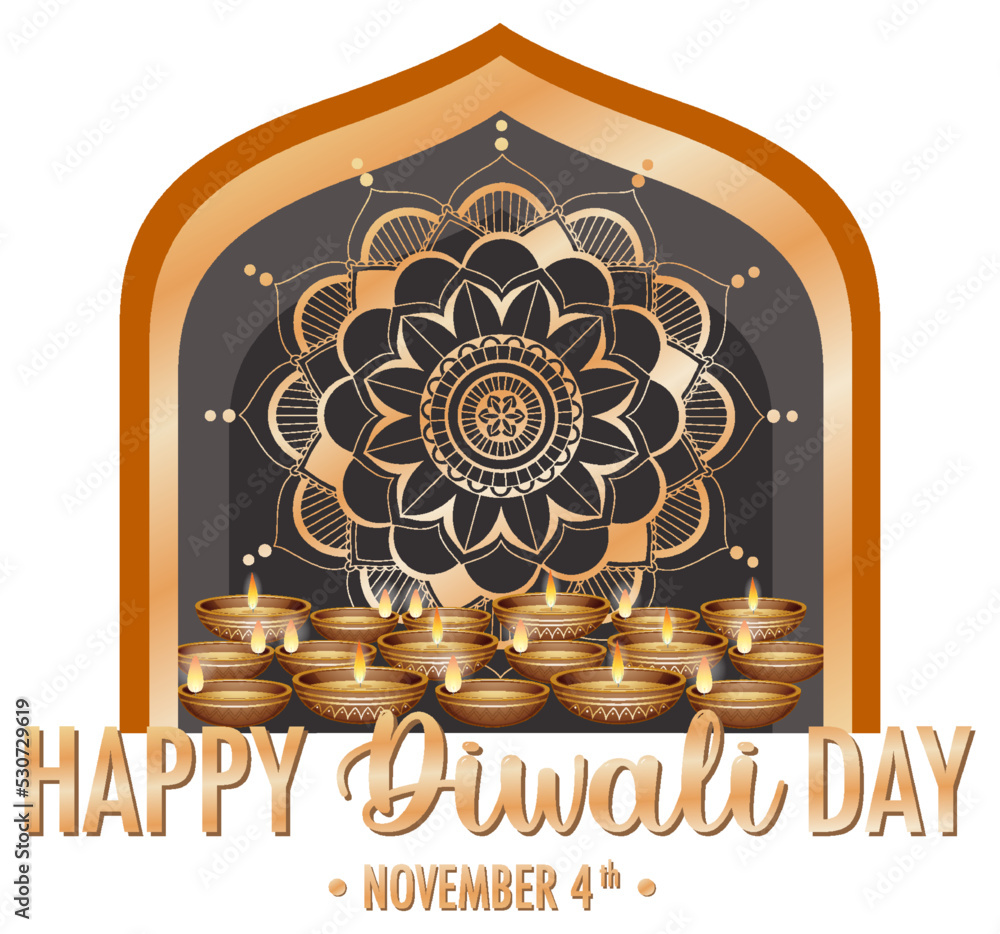 Poster Happy Diwali Day Logo Design