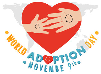 World Adoption Day Logo Design