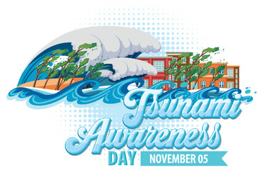 World Tsunami Awareness Day Logo Design