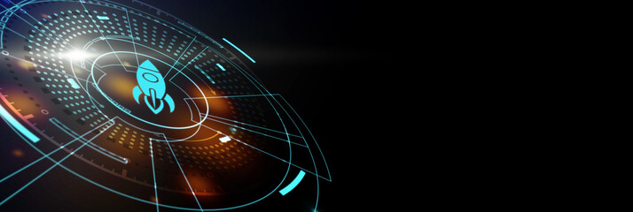 Start-up Funding Crowdfunding Investment Venture Capital Entrepreneurship. Business, technology, internet and networking concept. 3d illustration