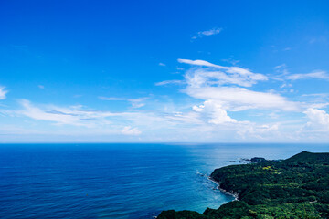 Fototapeta premium 展望台から見た大海