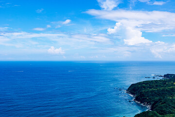 展望台から見た大海