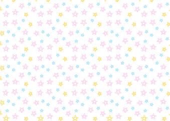 星が散りばめられたカラーイラスト【背景・壁紙】