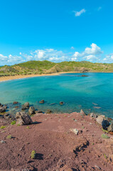 Cavalleria Beach in Menorca, Spain.