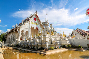 White busdhist temple, Thailand