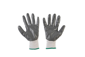 Work gloves isolated on transparent background
