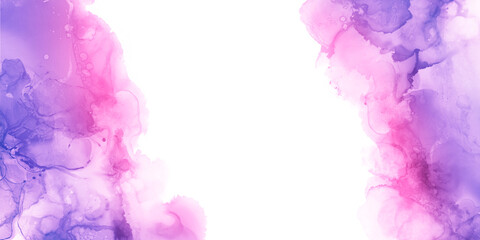 Abstract art pink purple blue pastel gradient paint background with liquid fluid grunge texture.