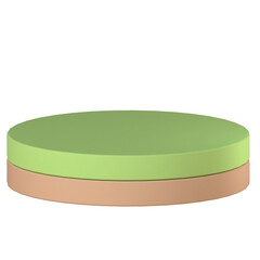 Land perspective illustration in 3D design