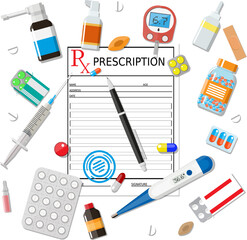 Medicine pills capsules and healthcare devices