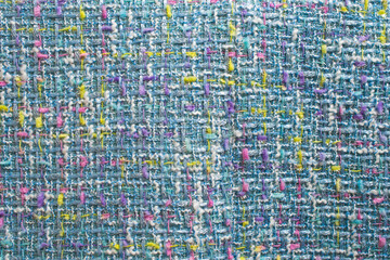 Fabric tweed texture, background.  
Tweed real fabric texture seamless pattern. 