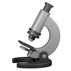 microscope 3d icon
