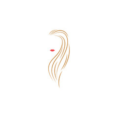 hair icon vector illustration