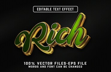 Gold 3d editable text effect premium vectors
