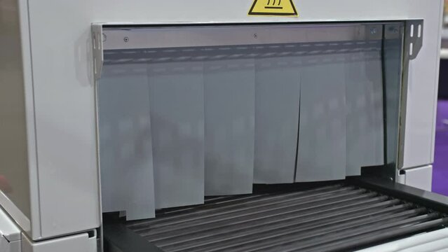 Vacuum Packages Machine Conveyor With Rotating Rollers With Silicone Coating