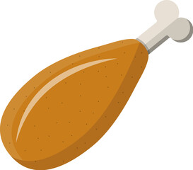 Fried chicken or turkey leg