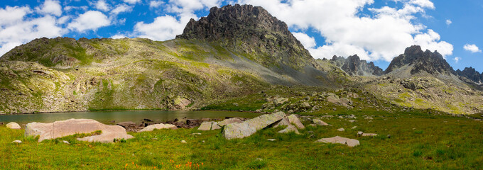 Vercenik Valley Tatos Lakes Peaks route, it is possible to climb the Kackars over the Hemsin...
