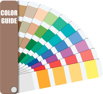 Color swatch, color palette guide