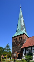 Historical Church in the vVllage Gilten, Lower Saxony