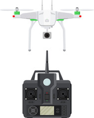 Remote controlled aerial drone